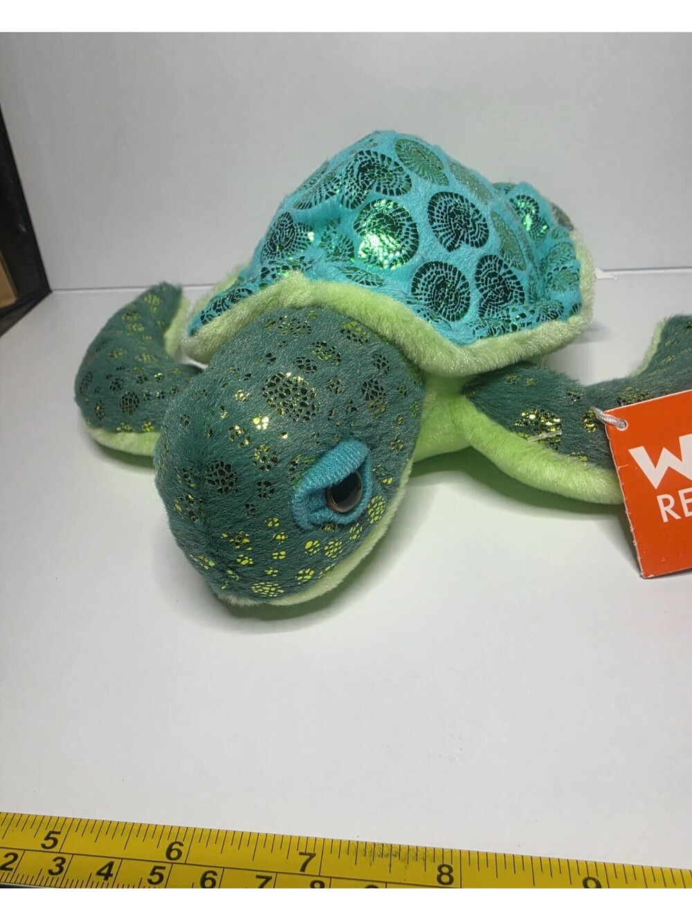 Wild Republic Sea Turtle Foilkins Plush Toy